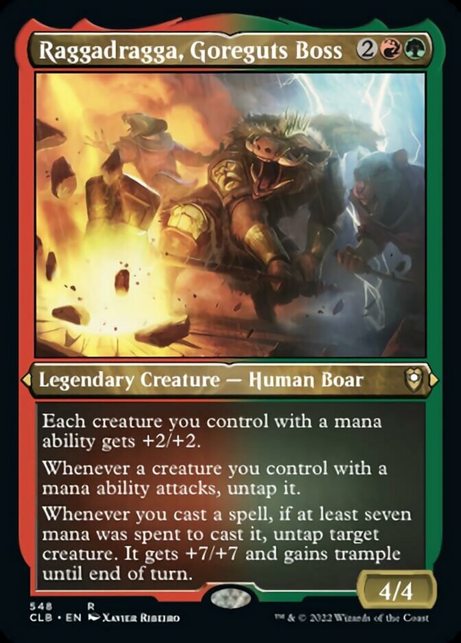 Raggadragga, boss des Éventreurs (gravé à l'acide) [Commander Legends : Battle for Baldur's Gate]