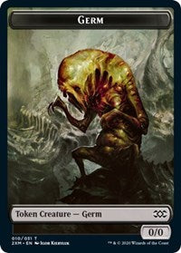 Germe // Soldat humain Jeton recto-verso [Jetons Double Masters]