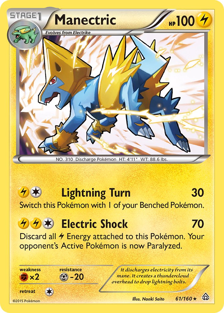 Manectric (61/160) (Exclusif au Deck Thème) [XY : Primo-Choc]