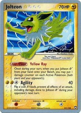 Jolteon Star (101/108) (Ascenso Legendario - Tom Roos) [Campeonatos Mundiales de 2007]