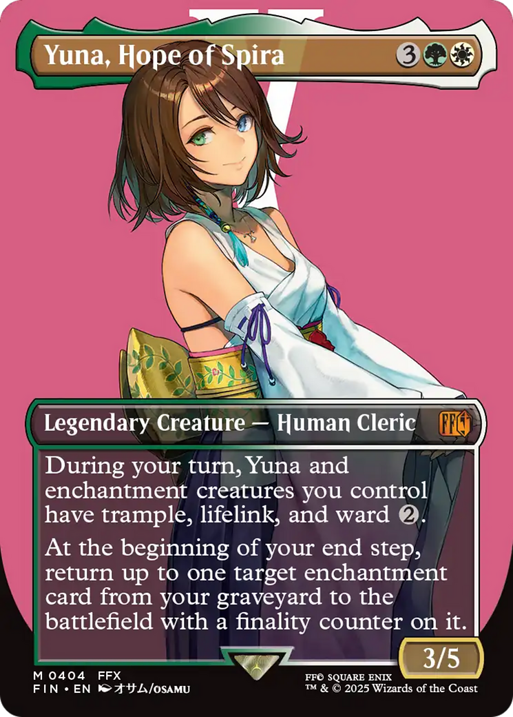 Yuna, Espoir de Spira (Sans bordure) [FINAL FANTASY]