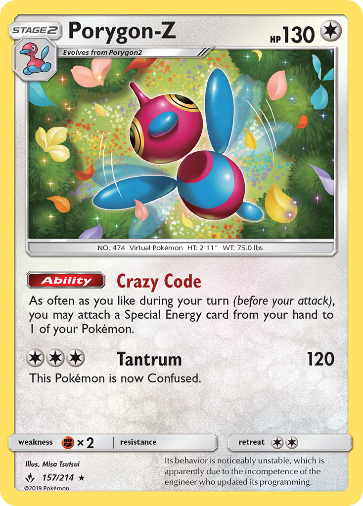 Porygon-Z (157/214) [Sol y Luna: Lazos Indestructibles]