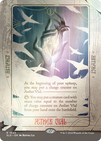Vial de éter (foil arcoíris) [Secret Lair Drop Series]