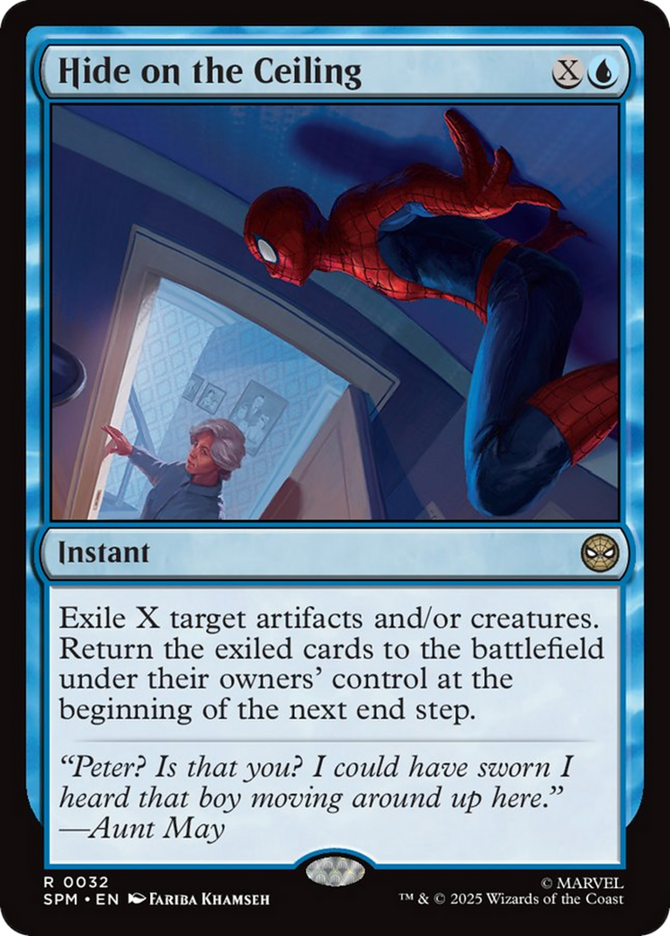Se cacher au plafond [Marvel's Spider-Man]
