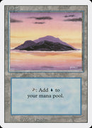 Île (coucher de soleil / signature à droite) [Édition révisée]