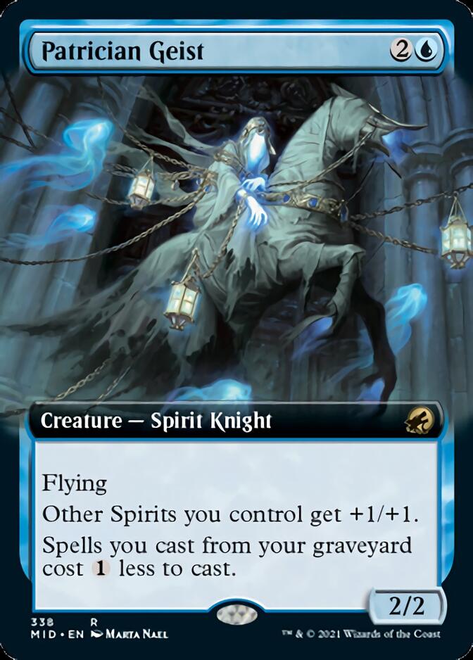 Fantôme de patricien (Extended Art) [Innistrad : Chasse de minuit]