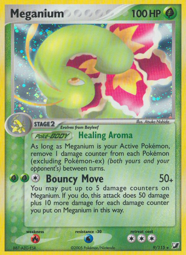 Meganium (9/115) [EX: Forces Cachées]