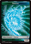 Thopter // Fractale (0004) Jeton double face [Jetons Commander Les secrets de Strixhaven]