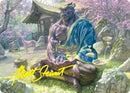 Kosei, seigneur de guerre pénitent - Carte artistique (Signature estampée or) [Kamigawa: Dynastie Néon - Série artistique]