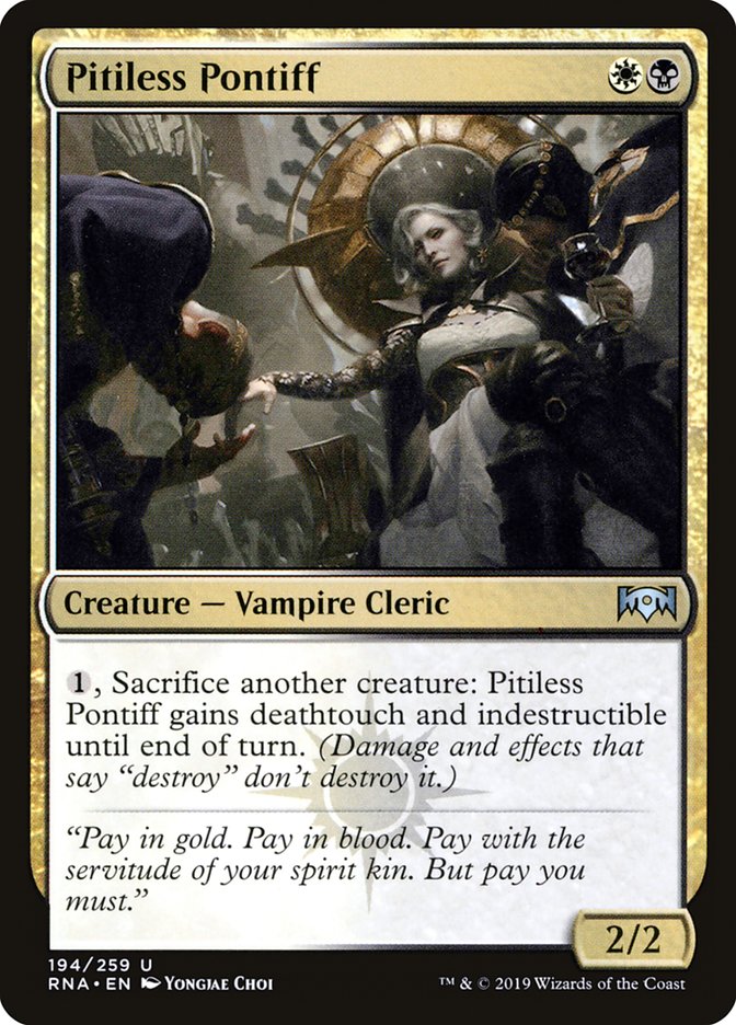 Pontife Impitoyable [Allégeance de Ravnica]