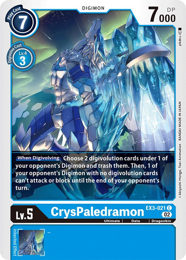 CrysPaledramon [EX3-021] [Rugido Dracónico]