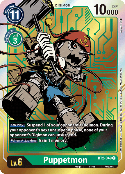 Puppetmon [BT2-049] (Dash Pack) [Promociones del Booster Especial Ver.1.0 de Lanzamiento]