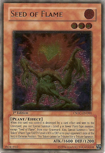 Graine de Flamme (UTR) [CSOC-FR081] Ultimate Rare