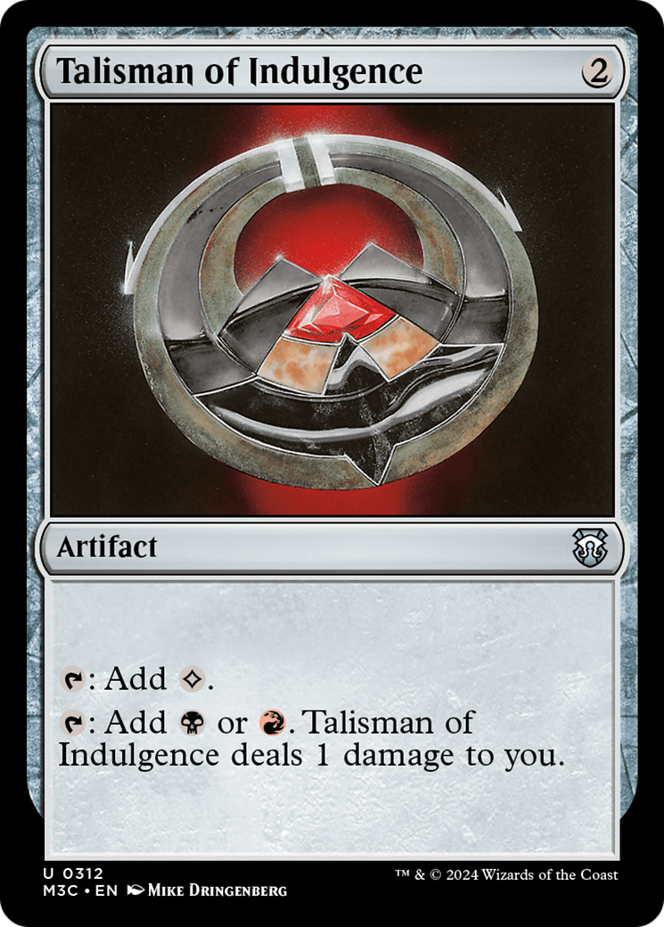 Talisman de la prodigalité (Feuille texturée) [Commander Horizons du Modern 3]