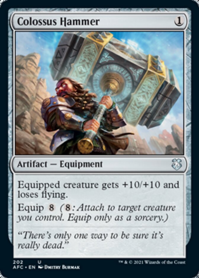 Marteau de colosse [Magic: The Gathering – Aventures dans les Royaumes Oubliés Commander]