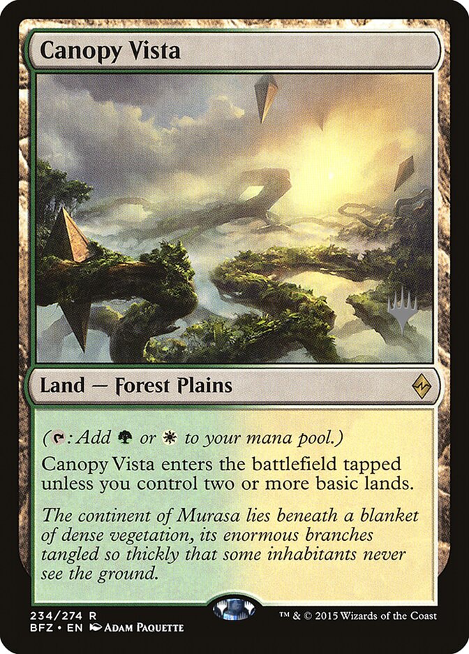 Canopy Vista [Promos La Bataille de Zendikar]
