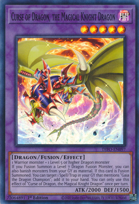 Dragon Maudit, le Dragon Chevalier Magique [DIFO-FR097] Super Rare