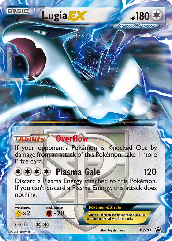 Lugia EX (BW83) [Noir & Blanc : Cartes promo Étoile Noire]