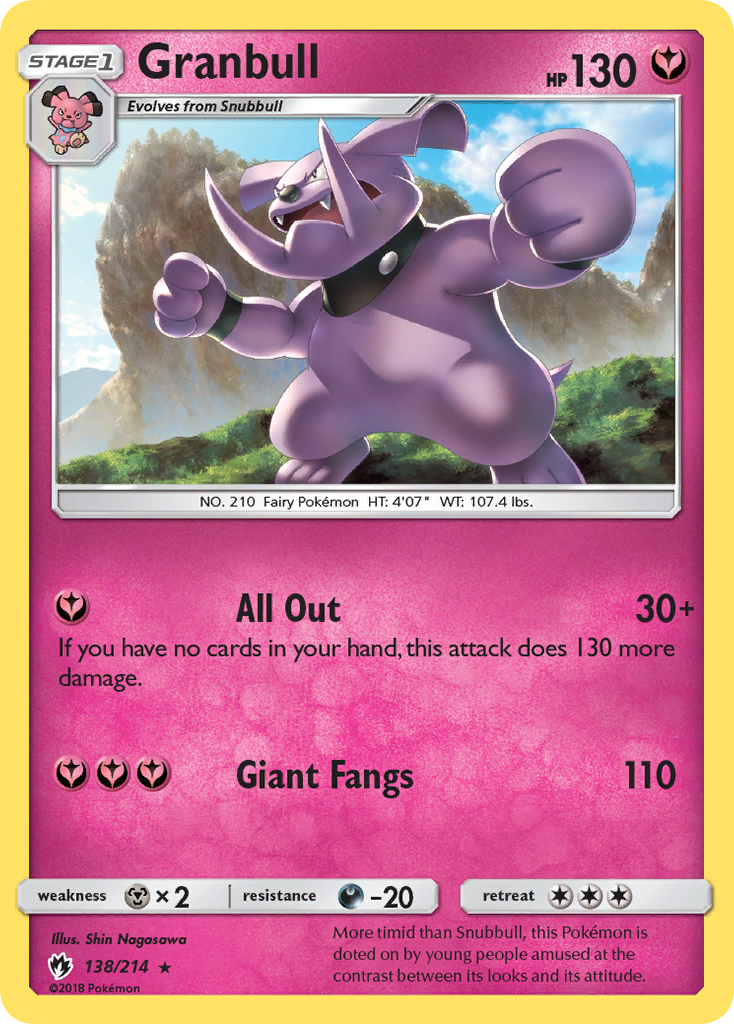 Granbull (138/214) [Sol y Luna-Truenos Perdidos]