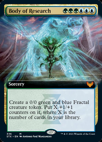 Corps de recherche (Extended Art) [Strixhaven : l'académie des mages]