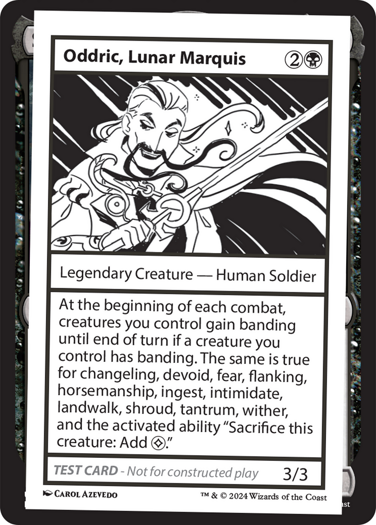 Oddric, marquis lunaire [Mystery Booster Playtest Cards]