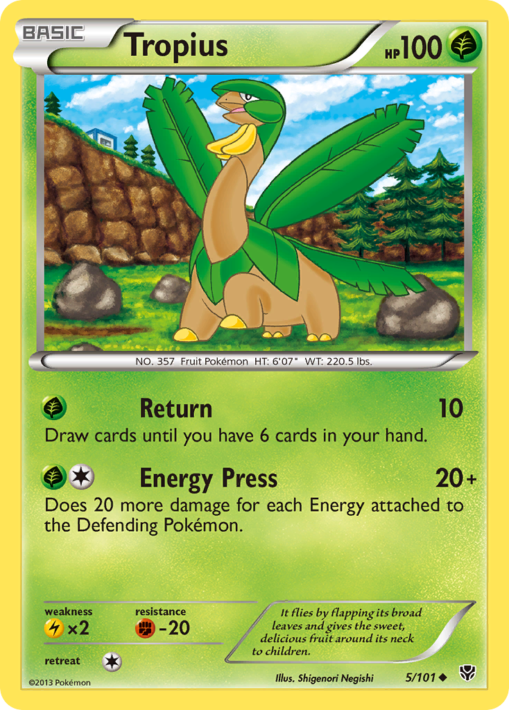 Tropius (5/101) [Noir & Blanc : Explosion Plasma]
