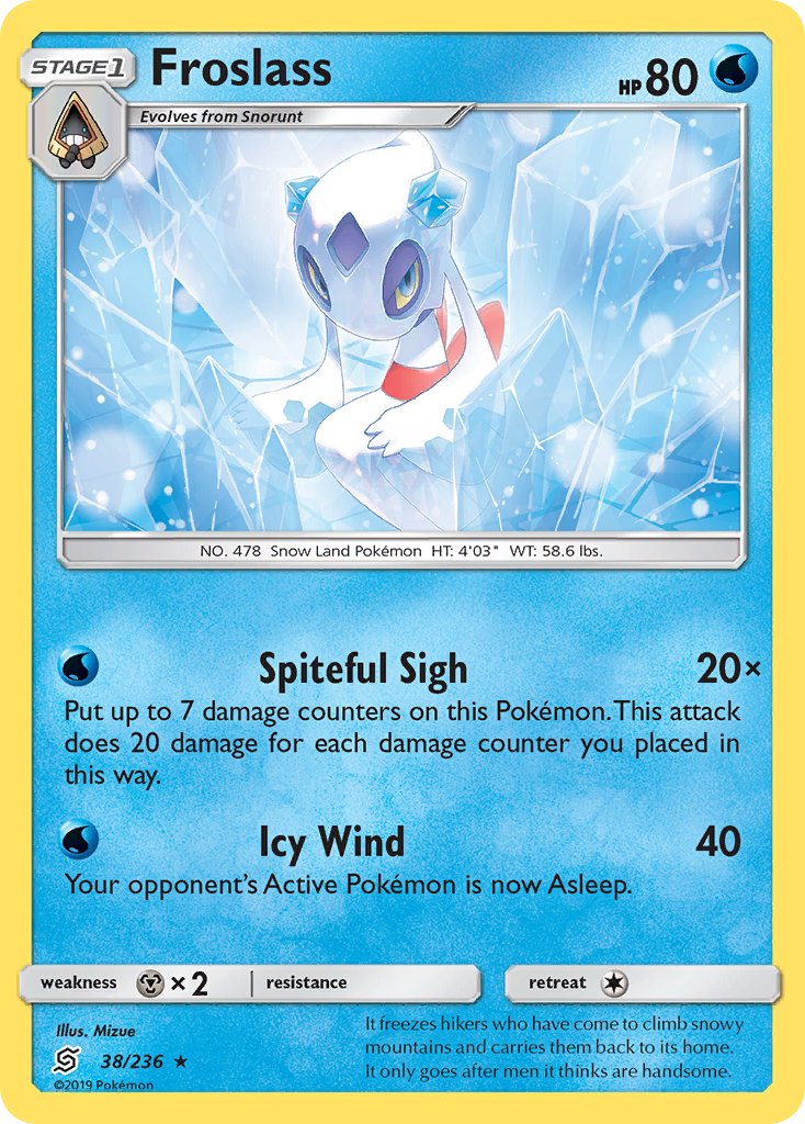 Froslass (38/236) (Exclusif au deck à thème) [Soleil et Lune : Harmonie des Esprits]