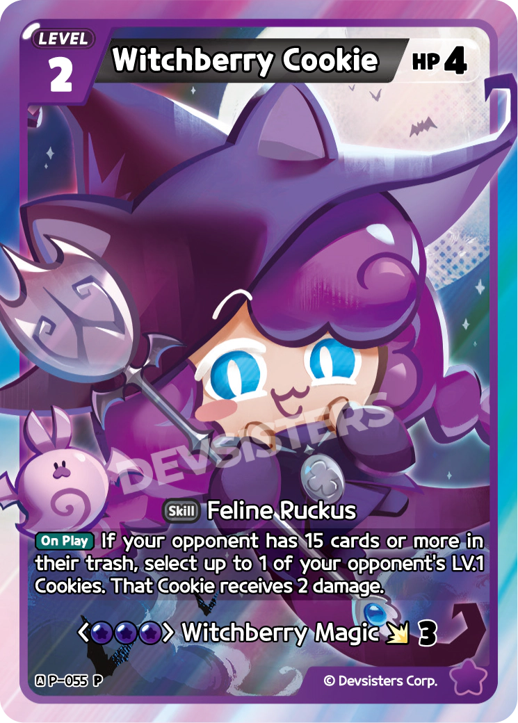 Image for Witchberry Cookie (P-055) (P) - CookieRun: Braverse TCG