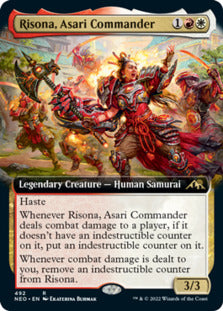 Risona, commandante asari (Extended Art) [Kamigawa: Dynastie Néon]