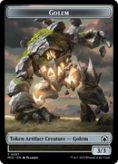 Golems // Sang Jeton recto-verso [Jetons Commander L'invasion des machines]