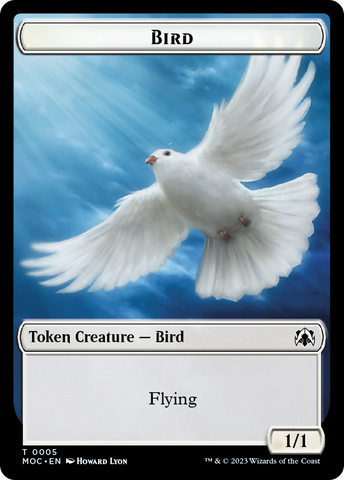 Ave // Fichas de Kóbolds de Kher Keep de dos caras [Marcha de la Máquina Commander Tokens]