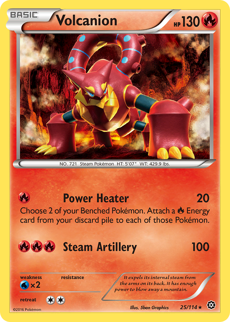 Volcanion (25/114) [XY: Offensive Vapeur]