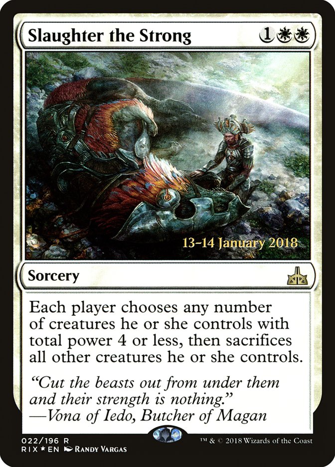 Massacre des forts [Promos avant-première de Rivals of Ixalan]