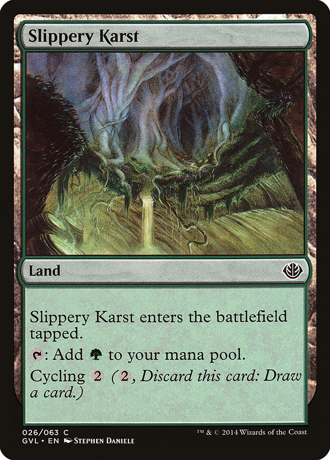 Karst glissant (Garruk contre Liliana) [Duel Decks Anthology]