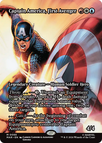 Capitán América, Primer Vengador (Sin borde) [Universo Marvel: Eterno-Legal]