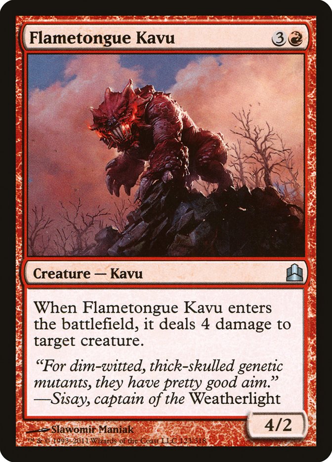 Kavu Gueuleflamme [Commander 2011]