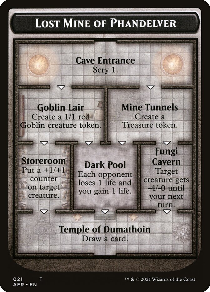 Mine oubliée de Phancreux jeton [Dungeons & Dragons: Aventures dans les Royaumes Oubliés jetons]
