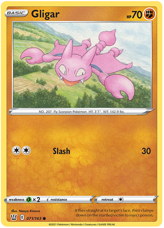 Gligar (071/163) [Épée et Bouclier : Styles de combat]