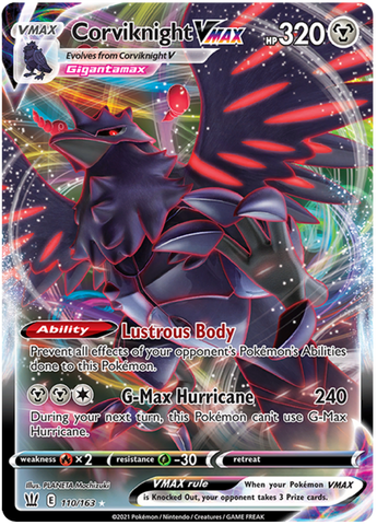 Corviknight VMAX (110/163) [Espada y Escudo: Estilos de Combate]