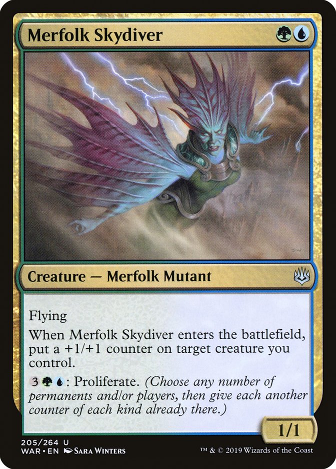 Plongeur cieleux sirénide [La Guerre des Planeswalkers]