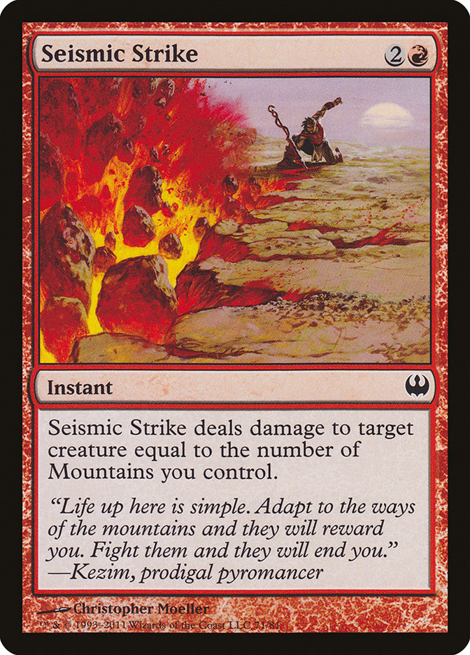 Frappe sismique [Duel Decks: Knights vs. Dragons]
