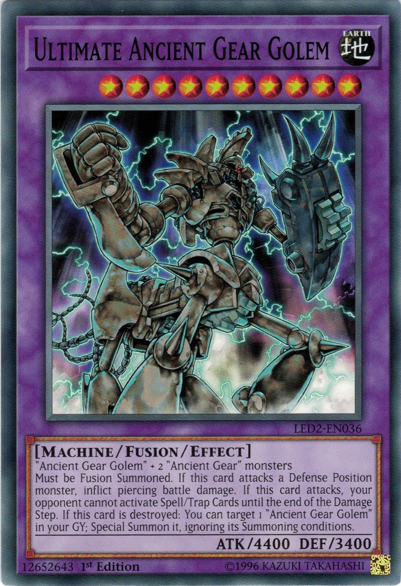 Golem de engranajes antiguos definitivo [LED2-EN036] Común