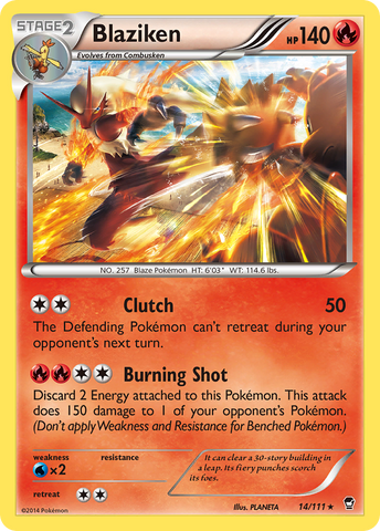 Blaziken (14/111) [XY: Puños Furiosos]