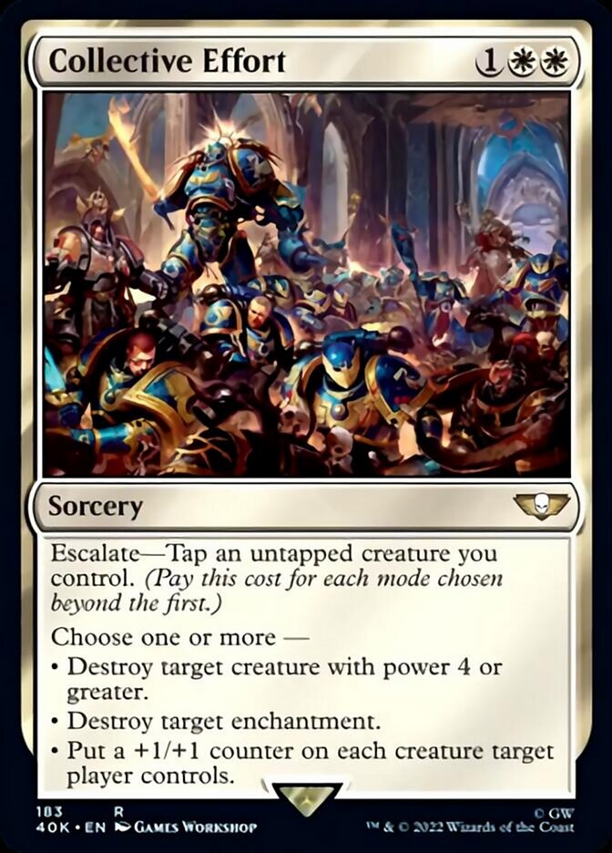 Effort collectif (Surge Foil) [Warhammer 40,000]