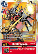 RizeGreymon [BT4-017] (Arte Alternativo) [Great Legend]