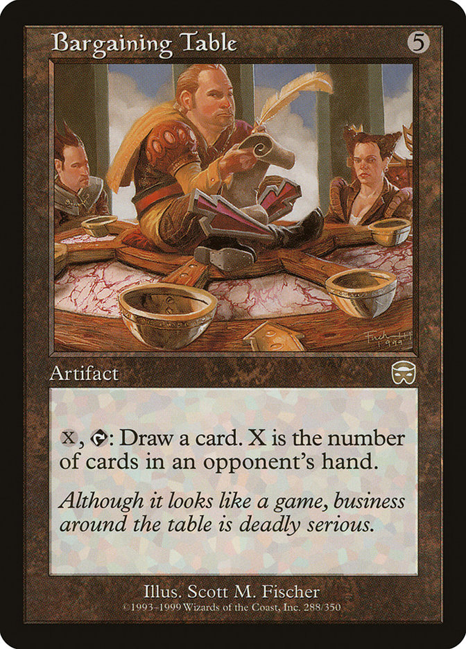 Table de négociation [Masques de Mercadia]