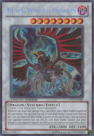 Dragón Alado Oscuro [CT07-EN002] Rara Secreta