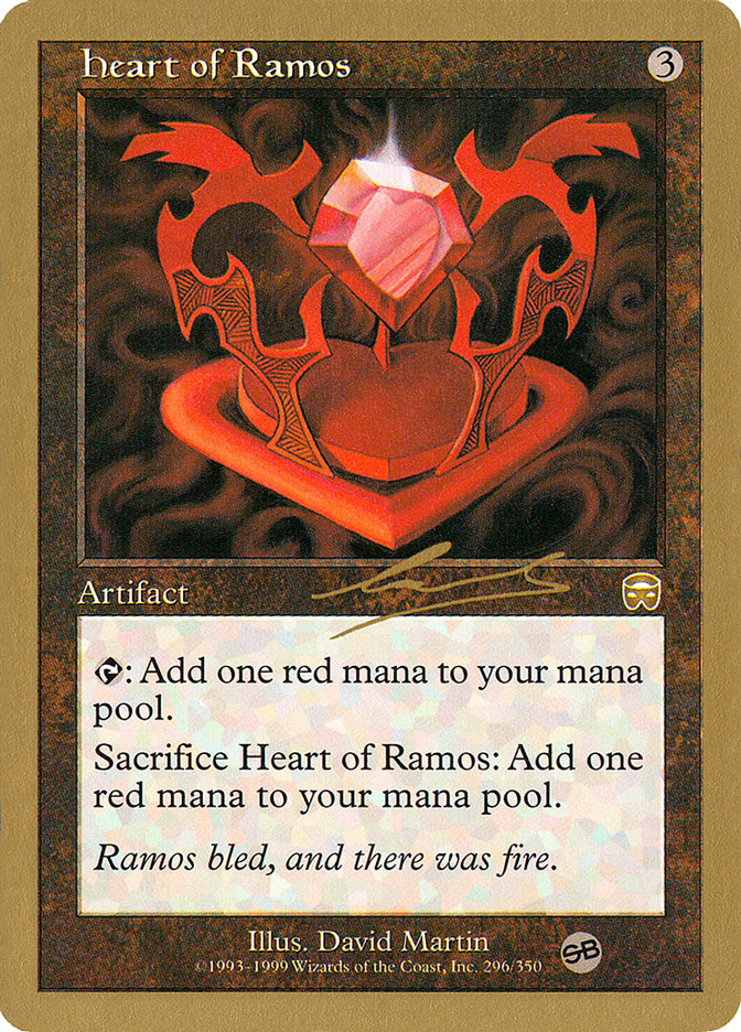 Cœur de Ramos (Nicolas Labarre) (SB) [World Championship Decks 2000]