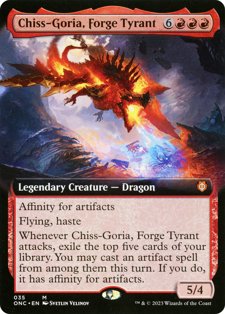 Chiss-Goria, tyran de la forge (Version longue) [Phyrexia : Tous seront Un Commander]