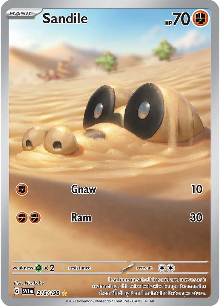 Sandile (216/198) [Escarlata y Púrpura: Set Básico]